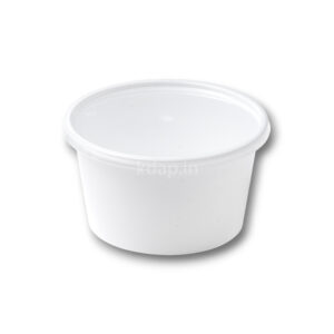 ⏳❗⇆✍️CONTAINER-ACE-400ML-MILKY-NAT LID-50-200-1000