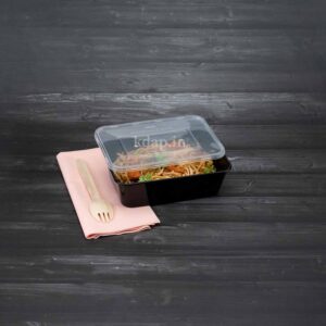 ✍️ CONTAINER-BLACK-650ML-ZEN-▭-WITH LID-1-3-20