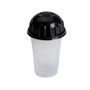 ⏳TSL⏰✂️GLASS-CLEAR-ZARA-WITH LID-350ML-100C-1-2-6