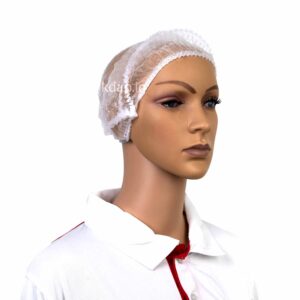 TSL⏰CHEF CAP- DORI-STRIP-WHITE-80PCS/PKT-SKULL-1-20-100