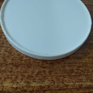 ⏳TSL⏰✂️PAPER LIDS-PLAIN-148MM-WHITE-MPACK-50C-1-5-16