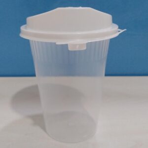 ⏳TSL⏰✂️GLASS-BRIO-CLEAR-ZARA-WITH SIPPER MILKY/NATURAL LID-350ML-100C-1-2-6